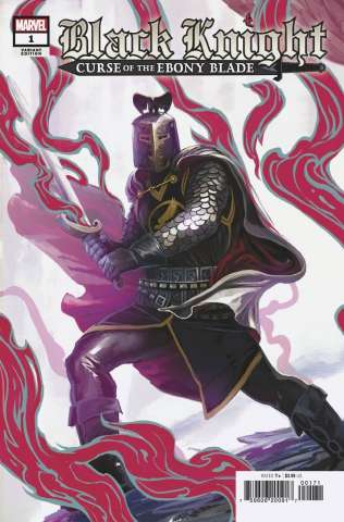 Black Knight: Curse of the Ebony Blade #1 (Legend of the Black Knight Cover)