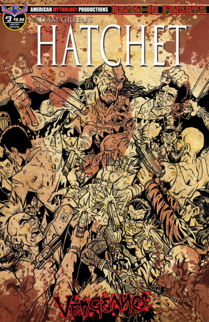 Hatchet: Vengeance #3 (Bloody Horror Cover)