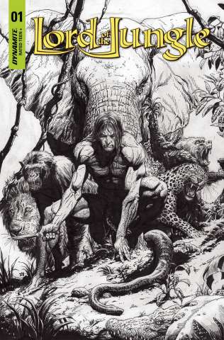 Lord of the Jungle #1 (10 Copy Gary Frank B&W Cover)