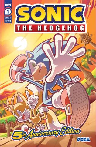 Sonic the Hedgehog #1 (Yardley 5th Anniversary Edition)