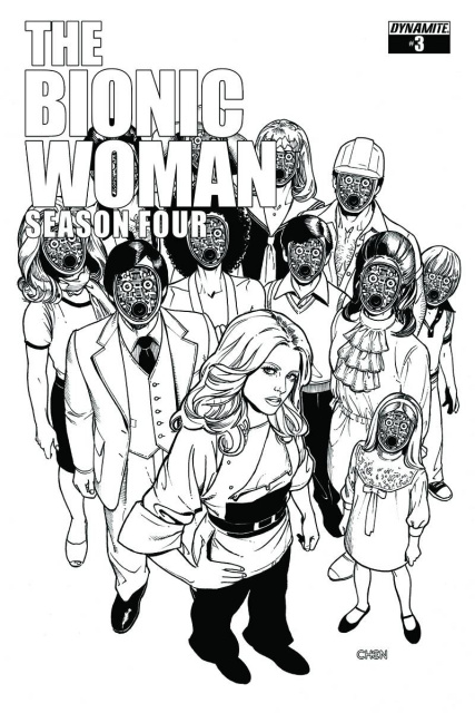 The Bionic Woman, Season Four #3 (15 Copy Chen B&W Cover)