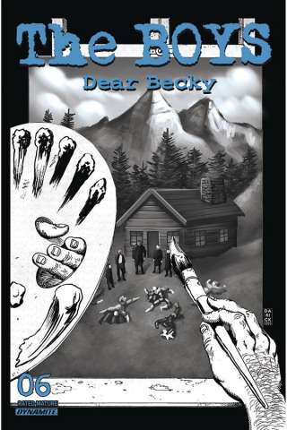The Boys: Dear Becky #6 (Robertson Line Art Premium Cover)