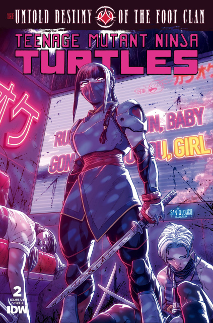 Teenage Mutant Ninja Turtles: The Untold Destiny of the Foot Clan #2 (Santolouco Cover)