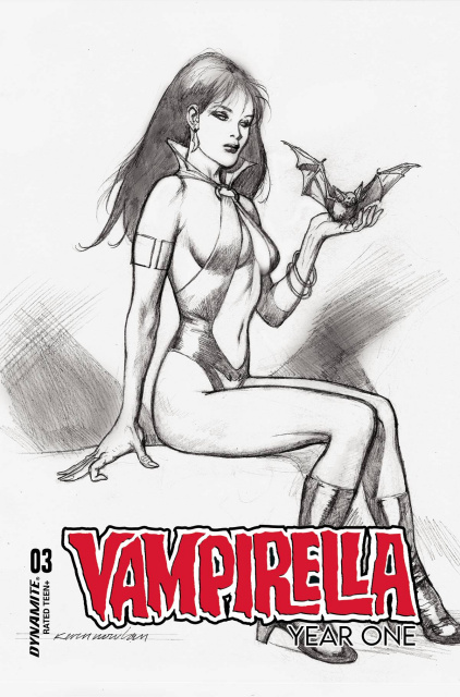 Vampirella: Year One #3 (10 Copy Nowlan Pencils Cover)