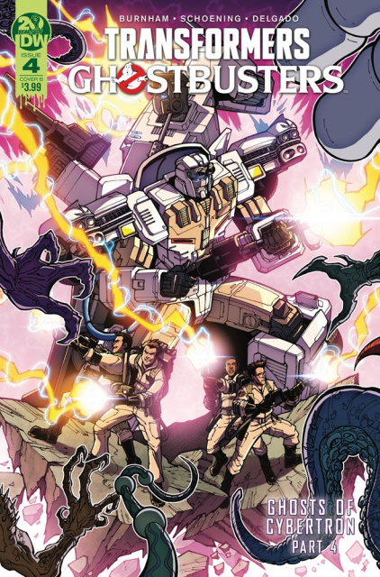 The Transformers / Ghostbusters #4 (Milne Cover)