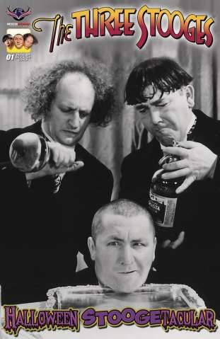 The Three Stooges: Halloween Stoogetacular (3 Copy B/W Photo Cover)