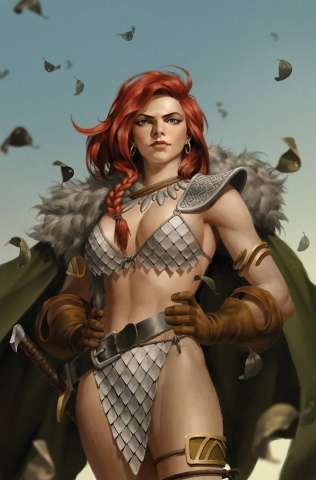 Red Sonja: The Superpowers #4 (Premium Yoon Virgin Cover)