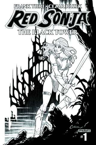 Red Sonja: The Black Tower #1 (10 Copy Conner B&W Cover)
