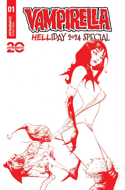 Vampirella Helliday 2024 Special #1 (Red Lee Line Art Cover)