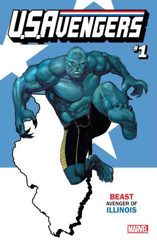 U.S.Avengers #1 (Reis Illinois State Cover)