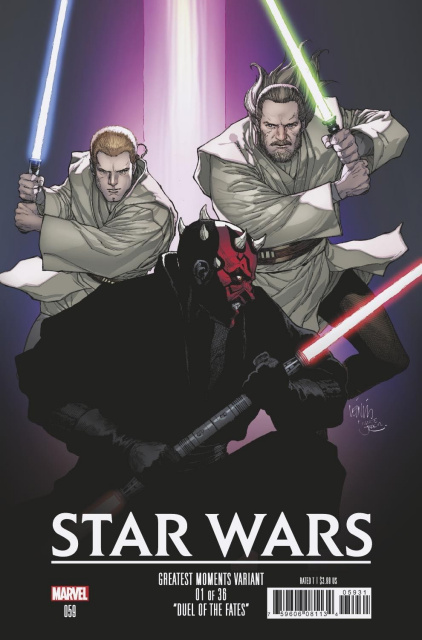 Star Wars #59 (Yu Greatest Moments Cover)