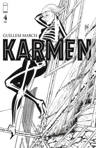 Karmen #4 (25 Copy March B&W Cover)
