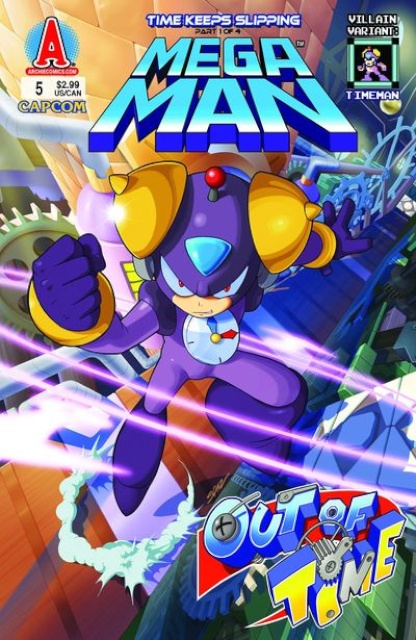 Mega Man #5 (Villain Cover)