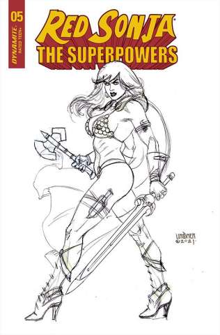 Red Sonja: The Superpowers #5 (20 Copy Linsner B&W Cover)