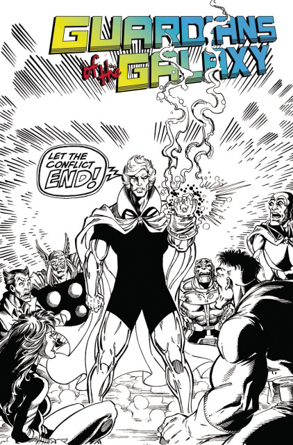 Guardians of the Galaxy #150 (Remastered Classic B&W Cover)