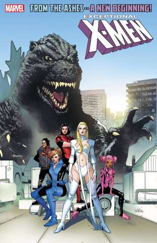 Exceptional X-Men #1 (Leinil Yu Godzilla Cover)