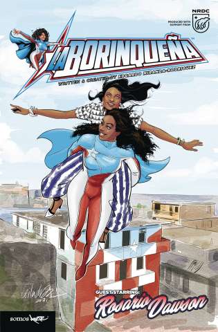La Borinqueña, Starring Rosario Dawson (Del Duca Cover)