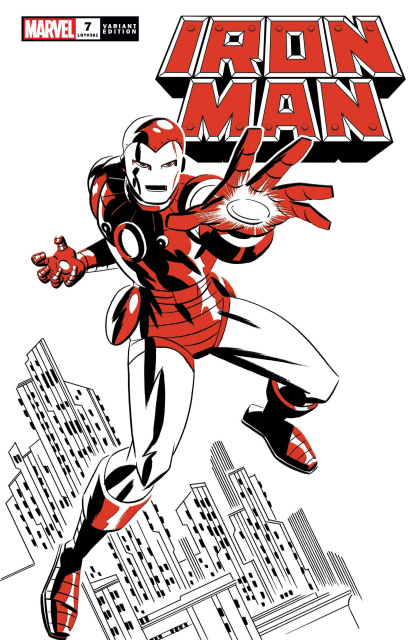 Iron Man #7 (Michael Cho Iron Man Two-Tone Cover)