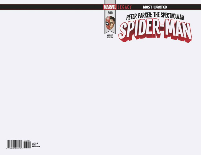 Peter Parker: The Spectacular Spider-Man #300 (Blank Cover)