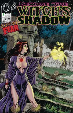 Beware the Witch's Shadow Happy New Fear #1 (Bonk Graveside Cover)