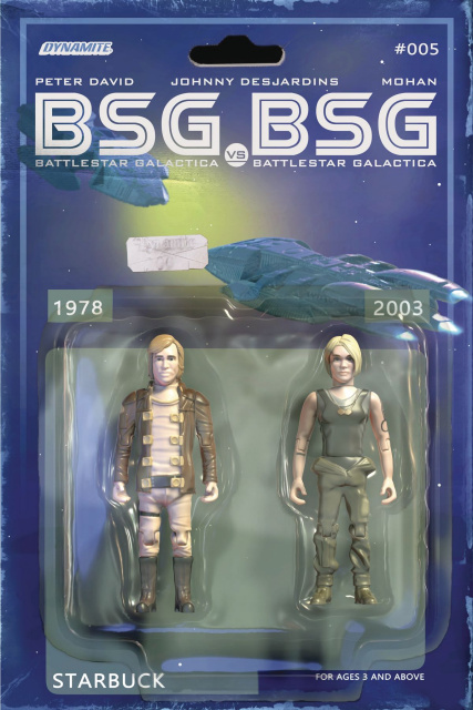 BSG vs. BSG #5 (Michael Adams Starbuck Action Figure Cover)