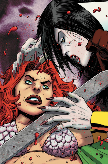 Vampirella vs. Red Sonja #5 (20 Copy Moss Virgin Cover)