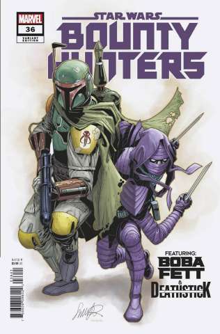 Star Wars: Bounty Hunters #36 (Larocca Boba Fett Death Stick Cover)