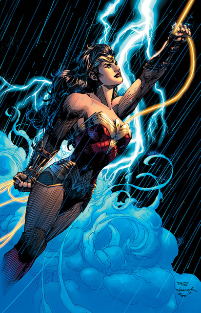 Justice League #58 (Jim Lee Wonder Woman 1984 Card Stock Cover)