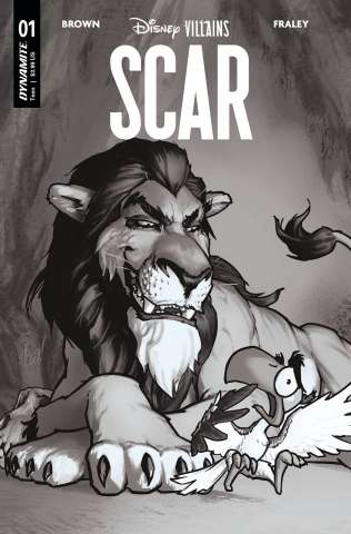 Disney Villains: Scar #1 (Gene Ha B&W Cover)