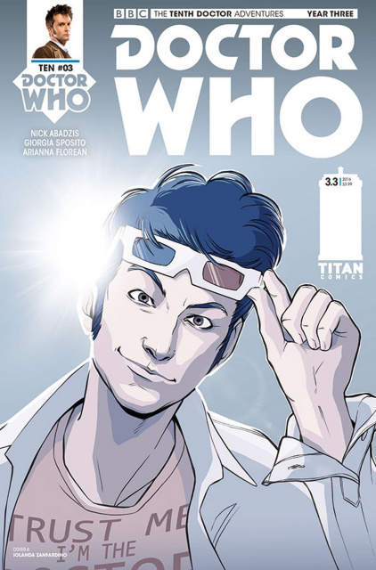 Doctor Who: New Adventures with the Tenth Doctor, Year Three #3 (Zanfardino Cover)