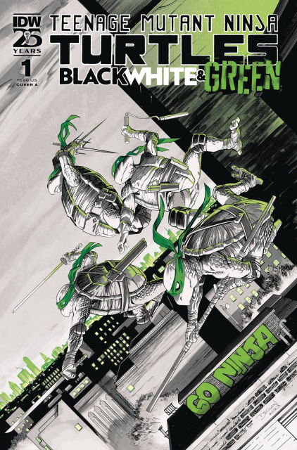 Teenage Mutant Ninja Turtles: Black, White & Green #1 (Shalvey Cover)
