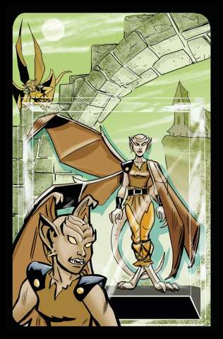 Gargoyles: Dark Ages #4 (10 Copy Action Figure Virgin Cover)
