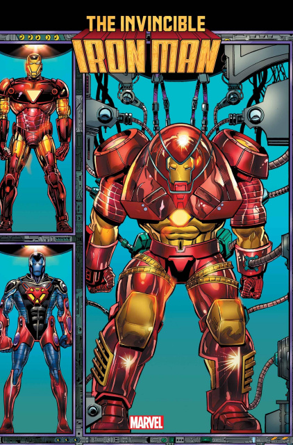 Invincible Iron Man #2 (Layton Connecting Cover)