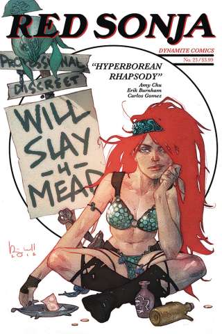 Red Sonja #23 (Caldwell Cover)