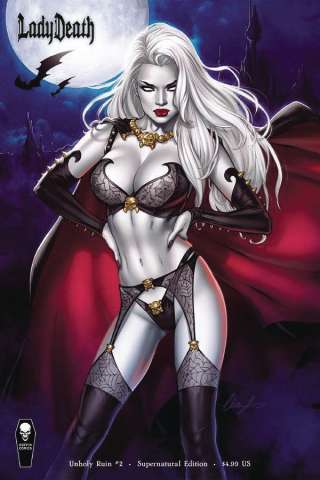 Lady Death: Unholy Ruin #2 (Supernatural Cover)