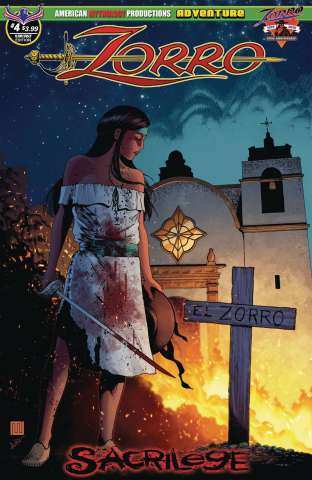 Zorro: Sacrilege #4 (Hilinski Possession Cover)
