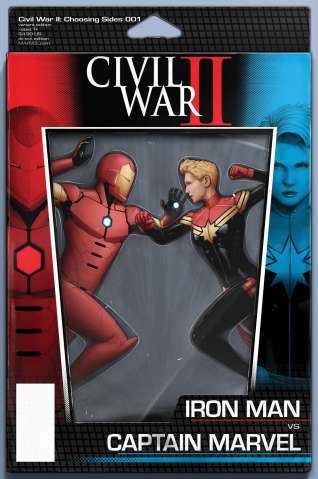 Civil War II: Choosing Sides #1 (Action Figure Cover)