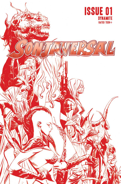 Sonjaversal #1 (Lee Crimson Line Art Cover)