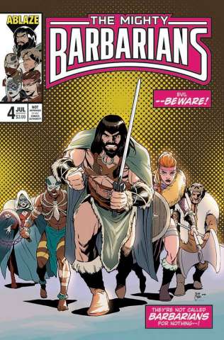 The Mighty Barbarians #4 (Casas Homage Cover)