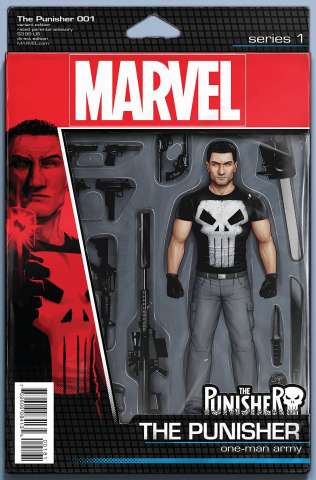 The Punisher #1 (Christopher Action Figure Cover)
