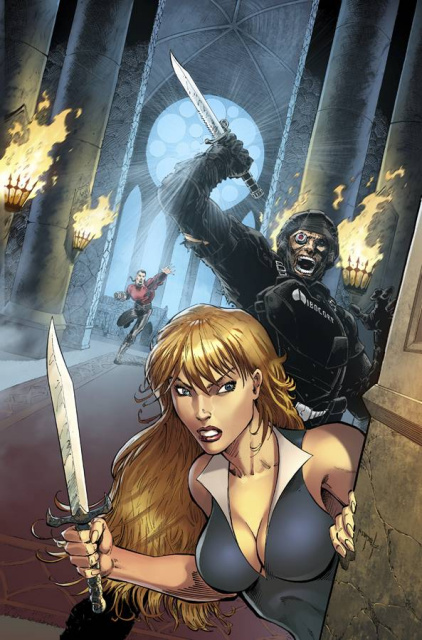 Grimm Fairy Tales: Neverland - Age of Darkness #4 (Metcalf Cover)