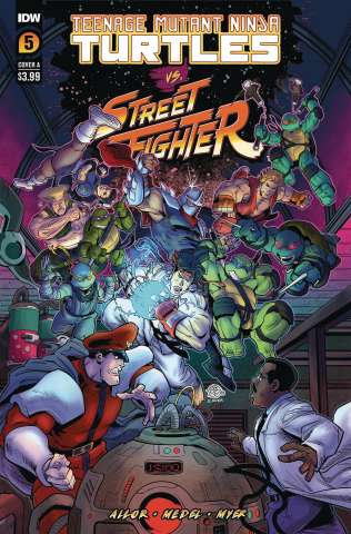 Teenage Mutant Ninja Turtles vs. Street Fighter #5 (Medel Cover)