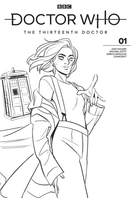 Doctor Who: The Thirteenth Doctor #1 (Tarr B&W Cover)