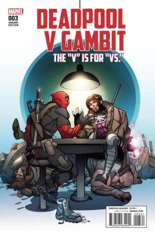 Deadpool vs. Gambit #3 (Ferry Cover)