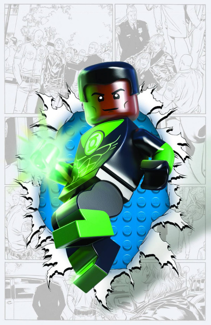 Green Lantern Corps #36 (Lego Cover)