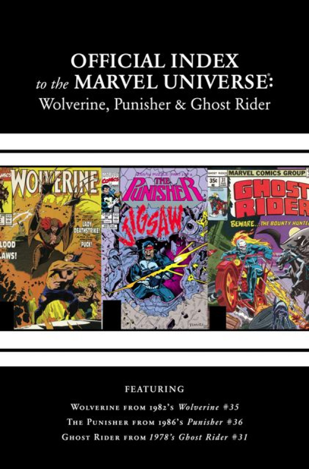 The Official Index to the Marvel Universe #2: Wolverine, Punisher, Ghost Rider