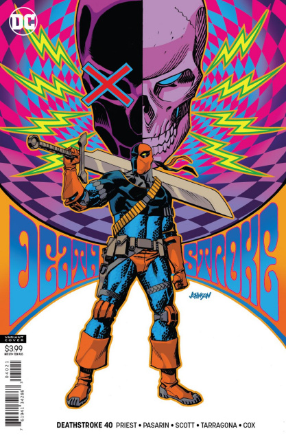 Deathstroke #40 (Arkham Cover)