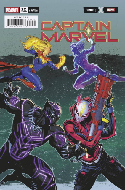 Captain Marvel #22 (Coello Fortnite Cover)