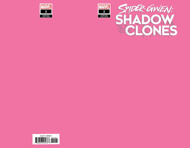 Spider-Gwen: Shadow Clones #1 (Pink Blank Cover)