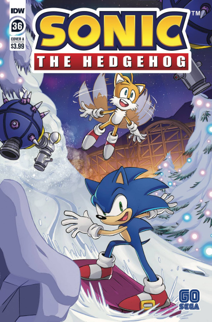 Sonic the Hedgehog #36 (Schoening Cover)